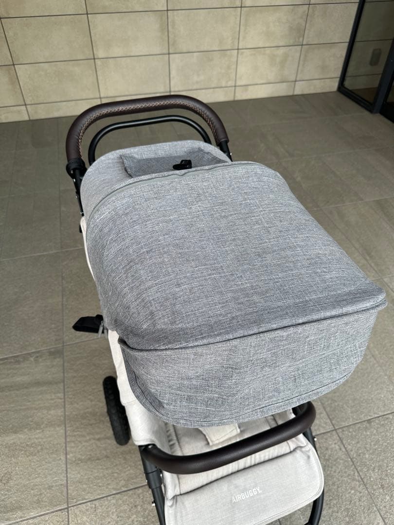 【美品】AIRBUGGY エアバギー ココプレミア フロムバース アースグレー