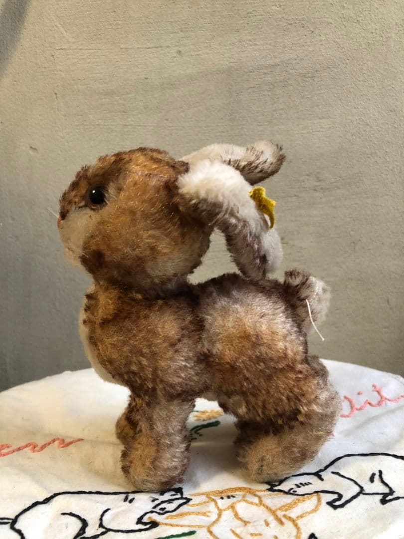 アンティーク シュタイフ 大きいお目々のうさぎちゃん ドイツ製 Steiff