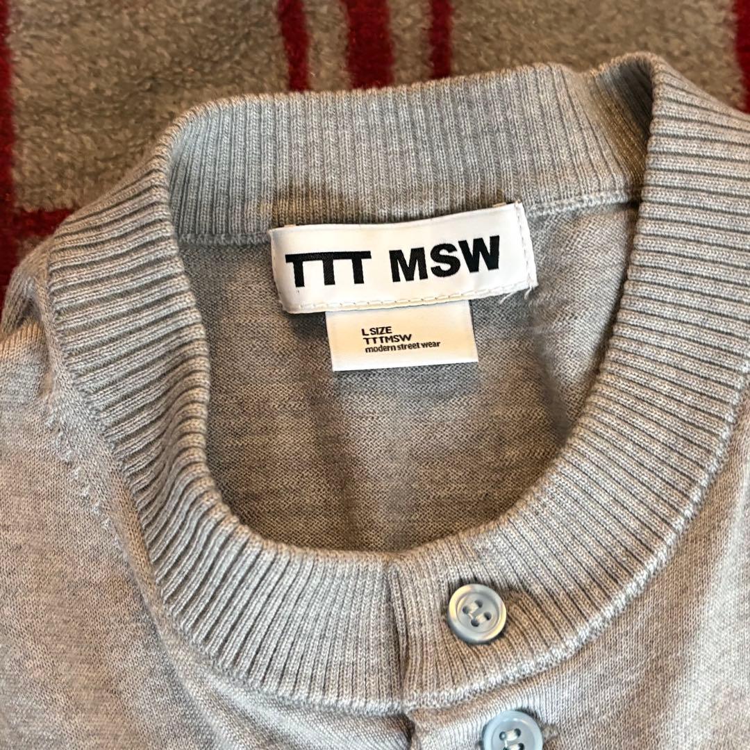トップス TTTMSW 25ss Crew neck cardigan