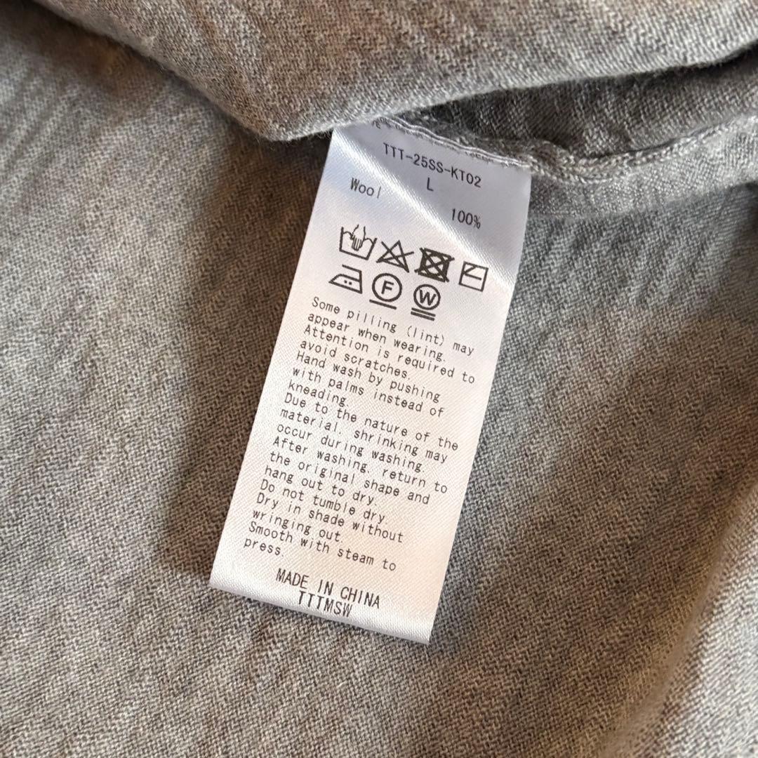 トップス TTTMSW 25ss Crew neck cardigan