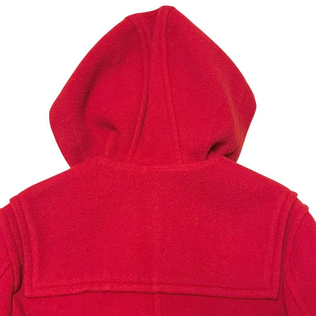 美品✨　バーバリー ブルーレーベル ノバチェック ダッフルコート 赤