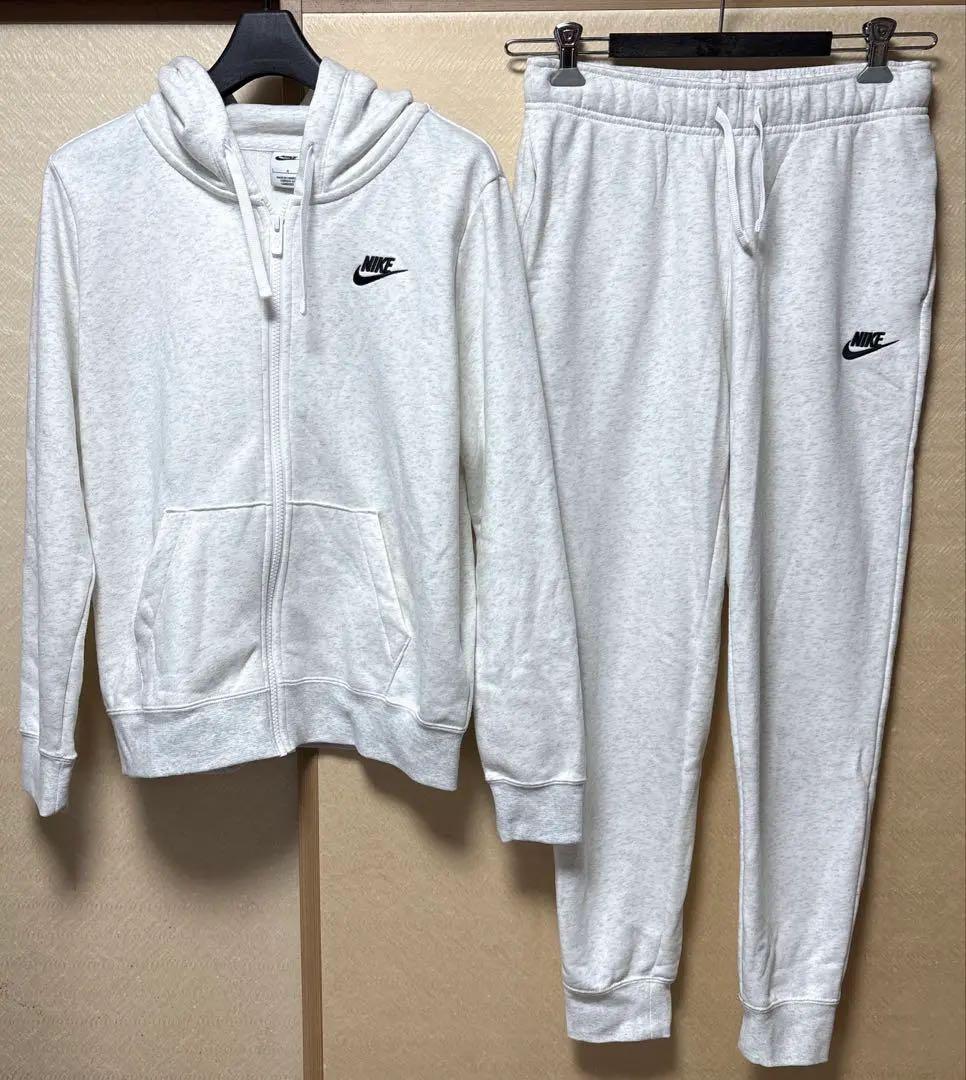 NIKE スウェットレディース クラブ フリース 上(L)下(M)セット