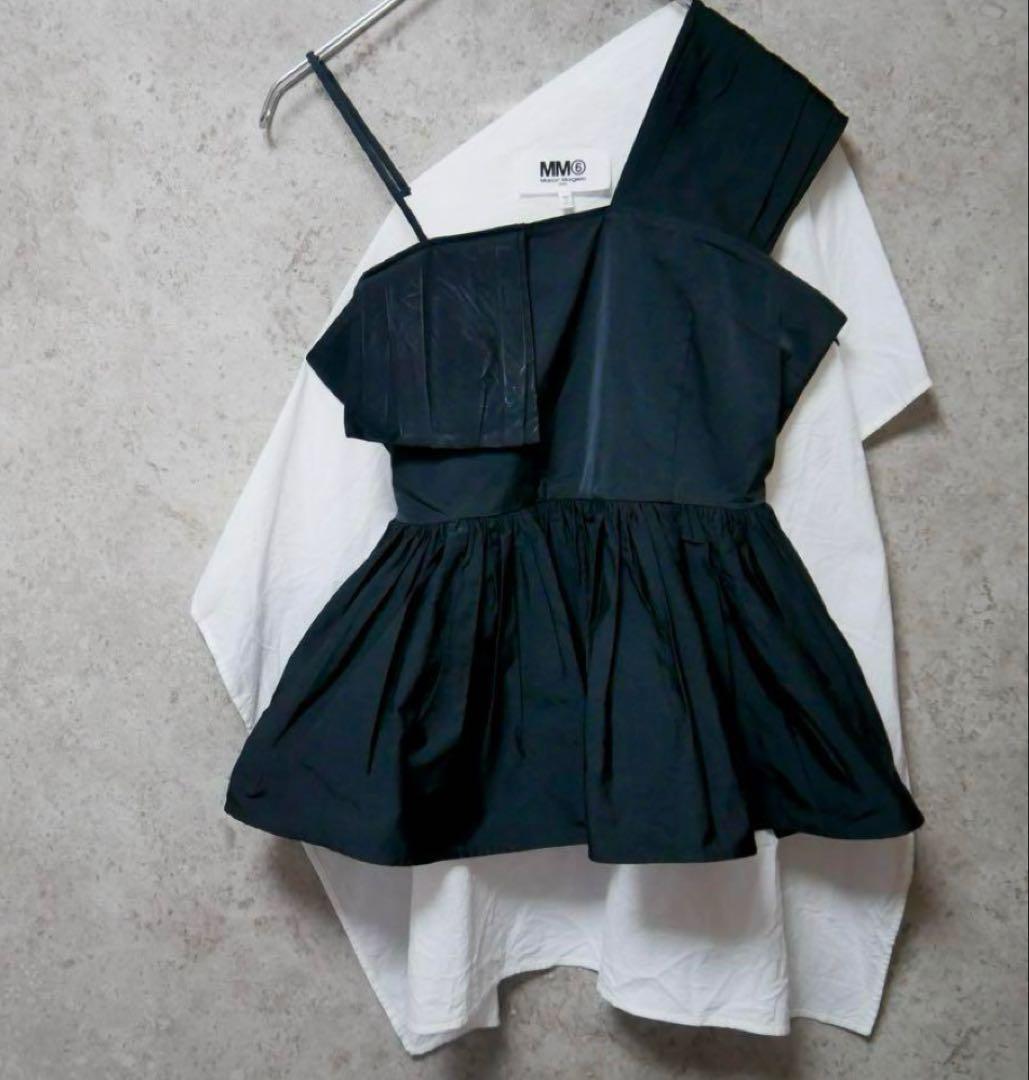 MM6 変形カットソー