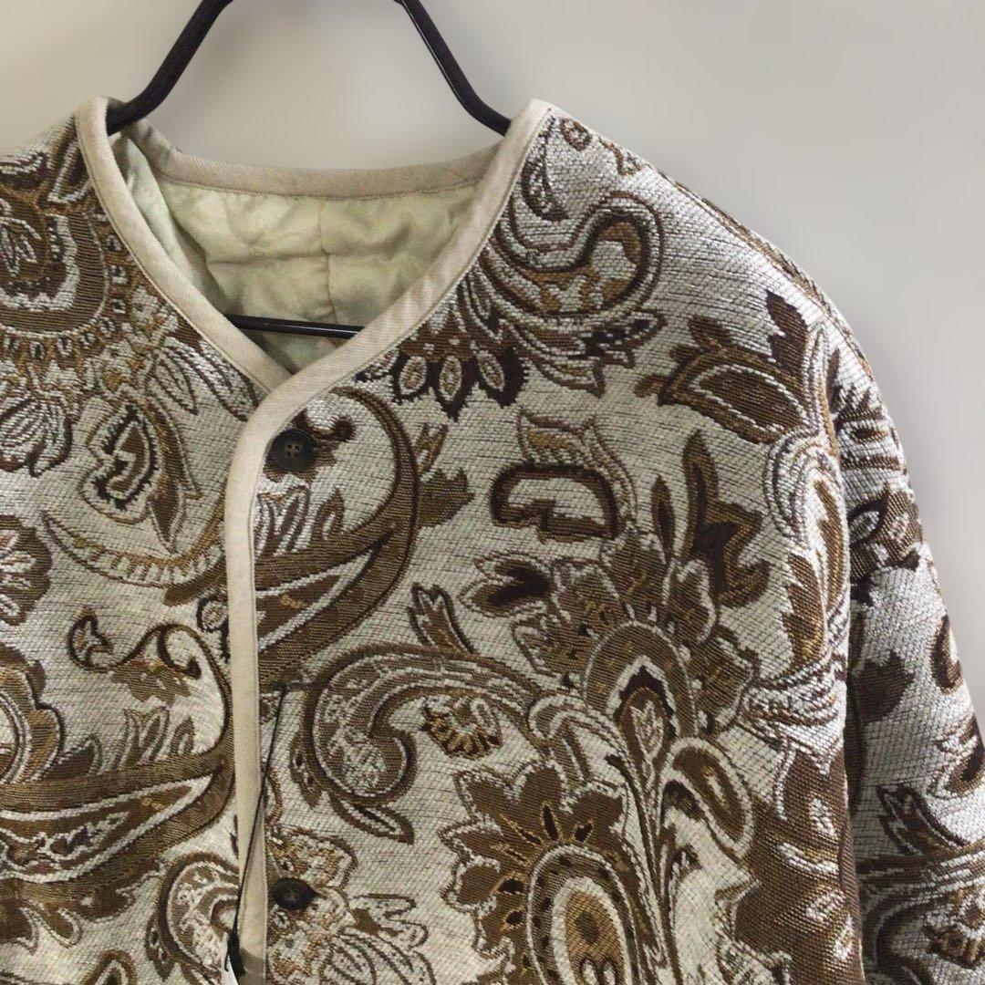 新品タグ付きアンティカ　ペイズリー柄ジャケット