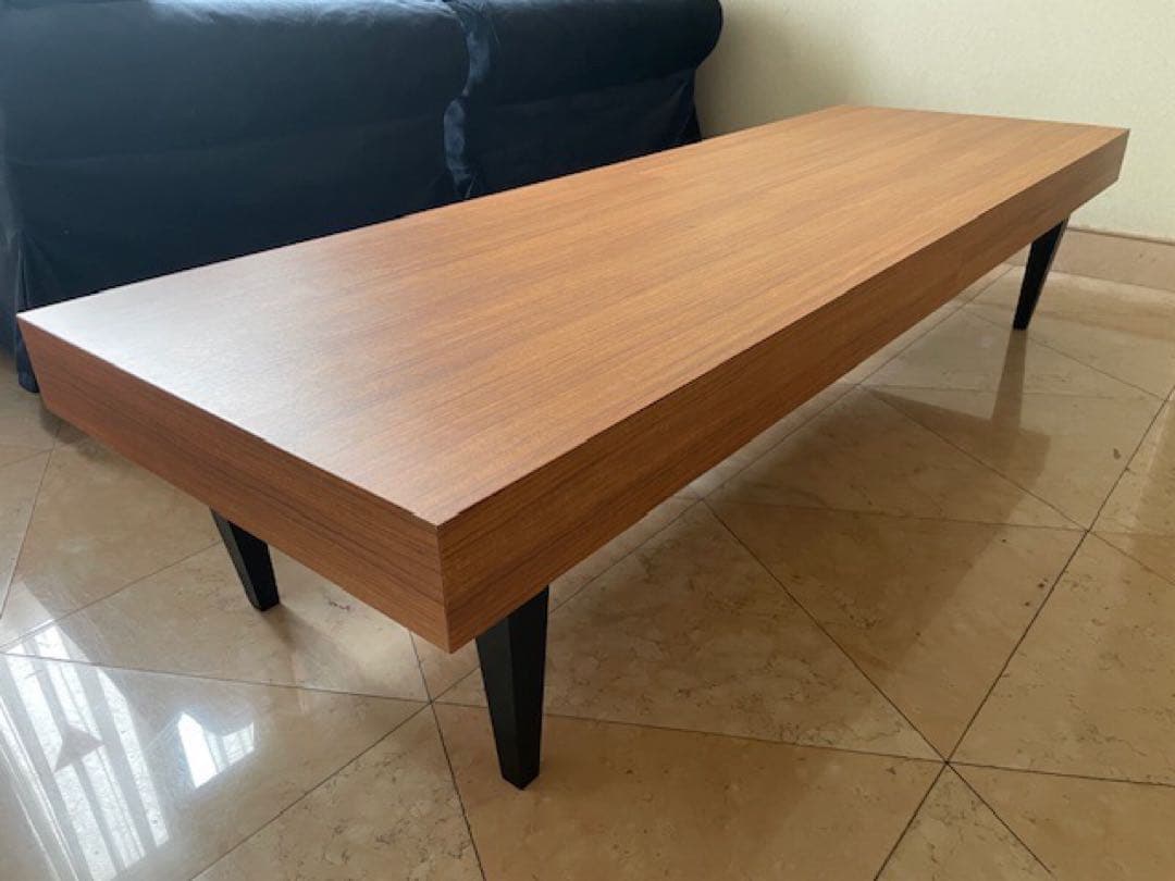 超美品■ウォールナット材 ローテーブル/ローボード特注品 180cm◾️カフェ店舗