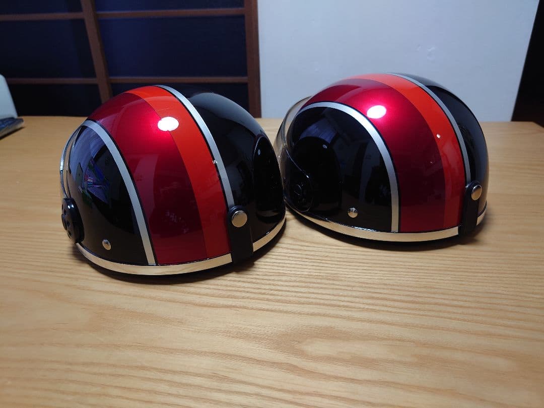 XJ400Dカラー カスタ厶 リード工業O-ONE ハーフヘルメット 2個セット