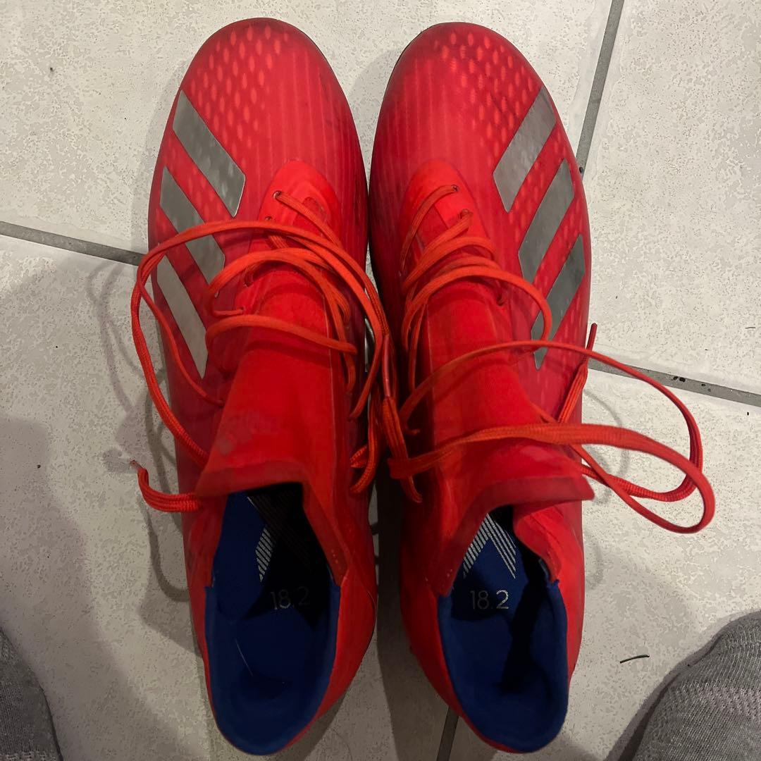 adidas アディダスX18.2 HGソール　1度使用のみ　サイズ27.0