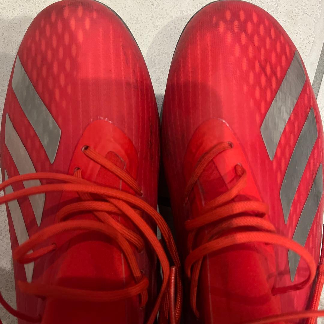 adidas アディダスX18.2 HGソール　1度使用のみ　サイズ27.0