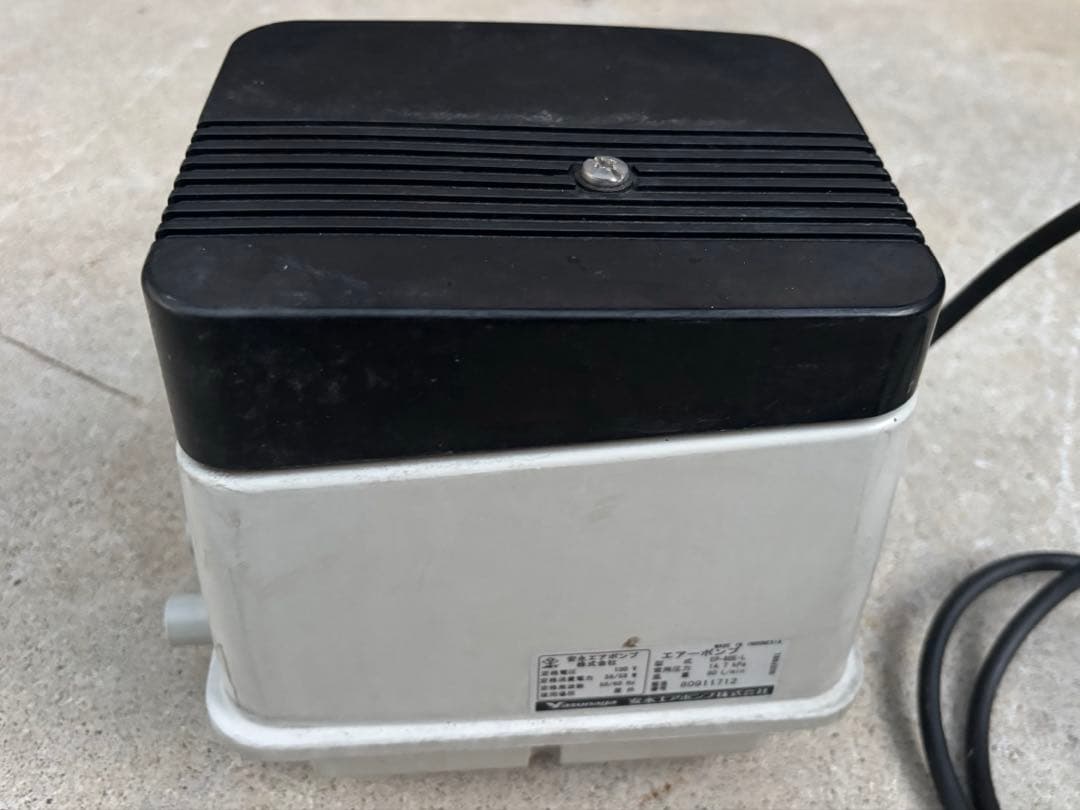 美品　安永　エアーポンプ　ブロワ　EP-80E-L 浄化槽　オーバーホール済み