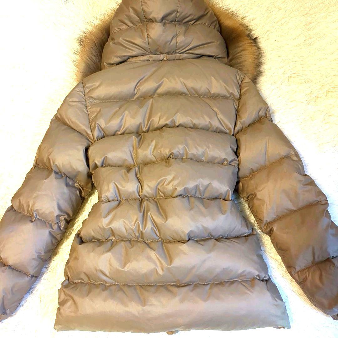 美品✨️　モンクレール　ヴァレンティーヌ　ダウン　ラクーンファー　フード付　00