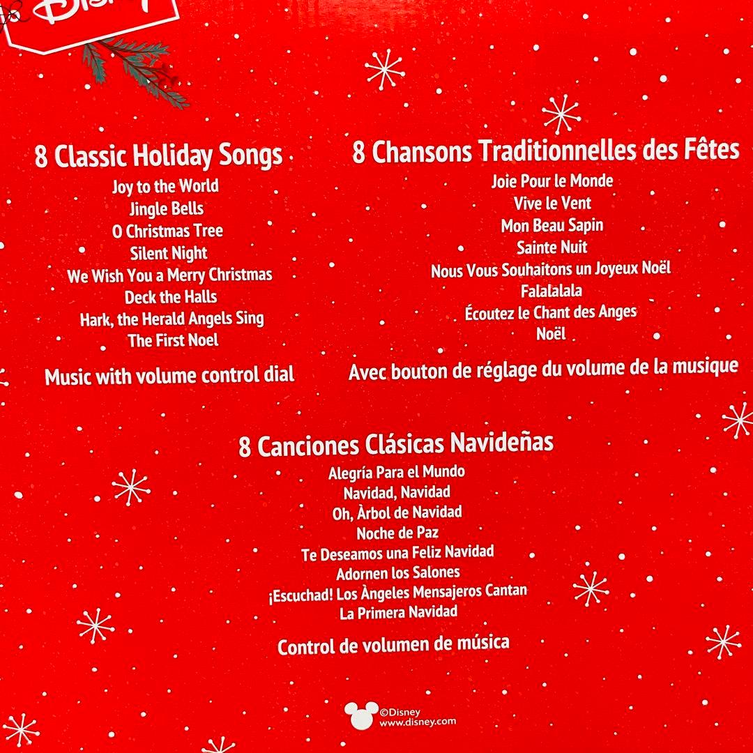 コストコ ディズニー クリスマス 回転ツリー ライト&ミュージック付き