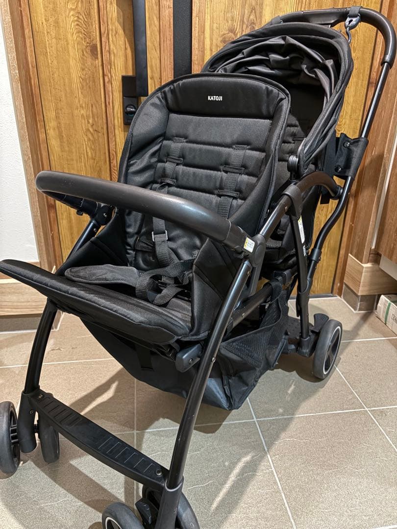 KATOJI カトージ 2-seater next 2人乗りベビーカー ブラック