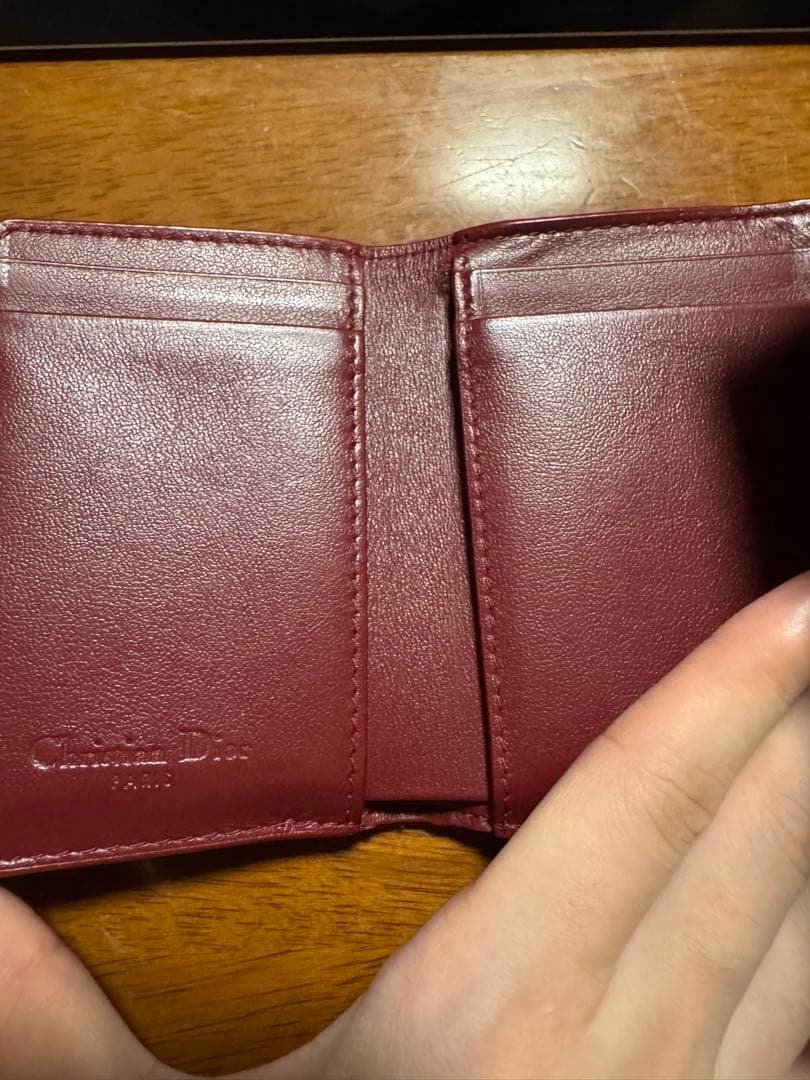 DIOR 三つ折り財布〈箱付き〉