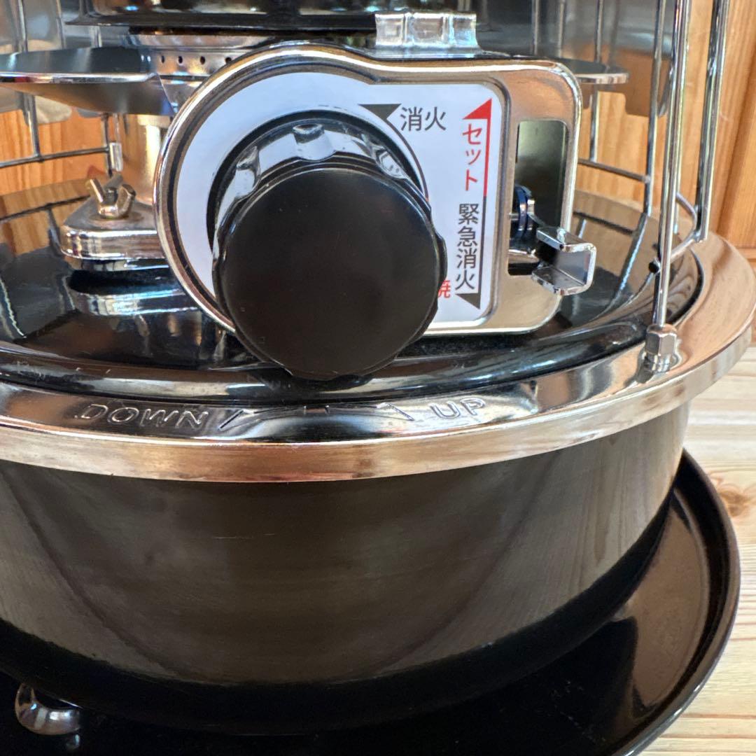 NEWアルパカ石油ストーブ 専用ケース・反射板・替芯•五徳付き・ブラック