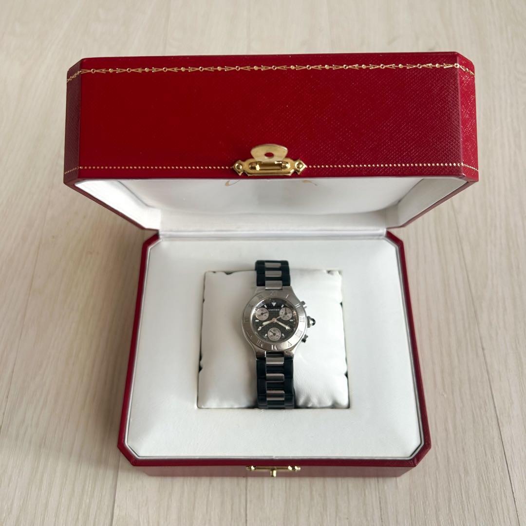 カルティエ ヴァンテアン 21 クロノスカフ SM クォーツ W10198U2