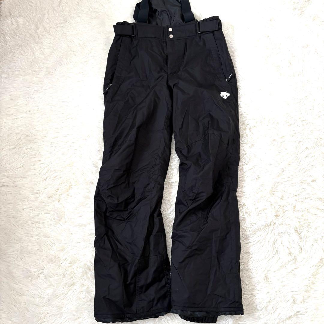 美品☆DESCENTE デサント スキーウェア　上下セット　メンズ　XO 白　黒