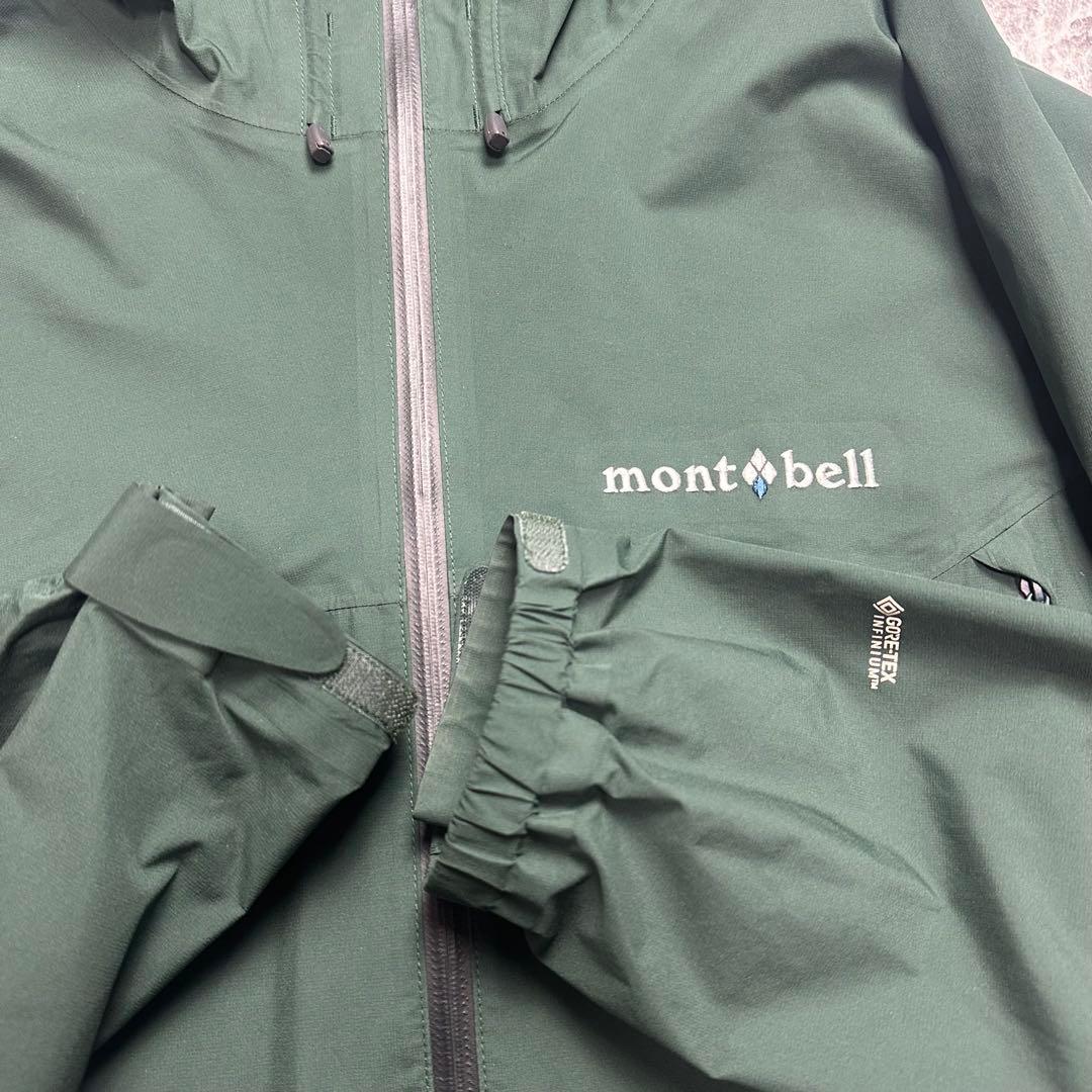モンベル　ゴアテックス　レイントレッカー　グリーン　マウンテンパーカー　L 希少