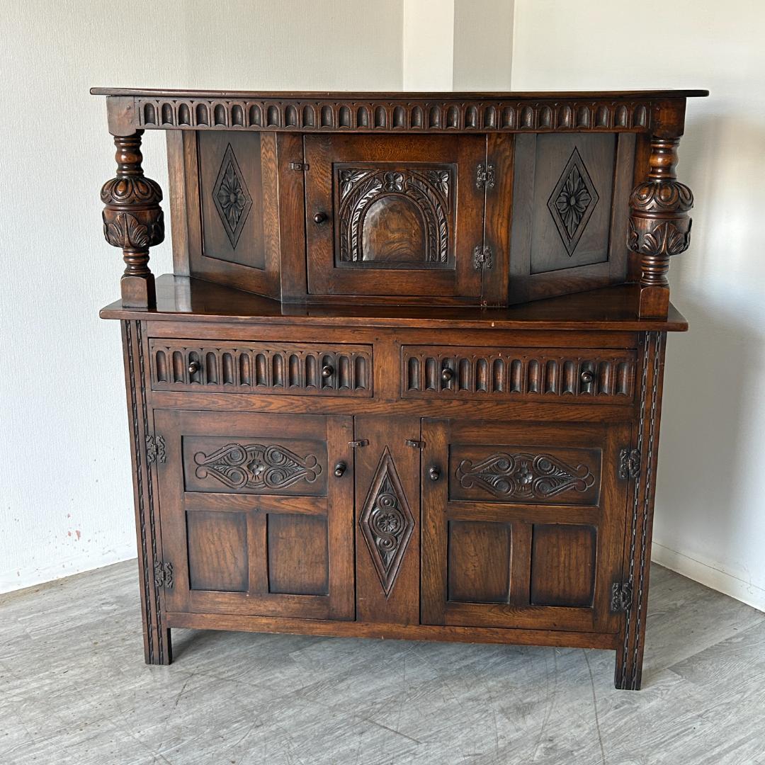 イギリス アンティーク家具 コートカップボード 781A