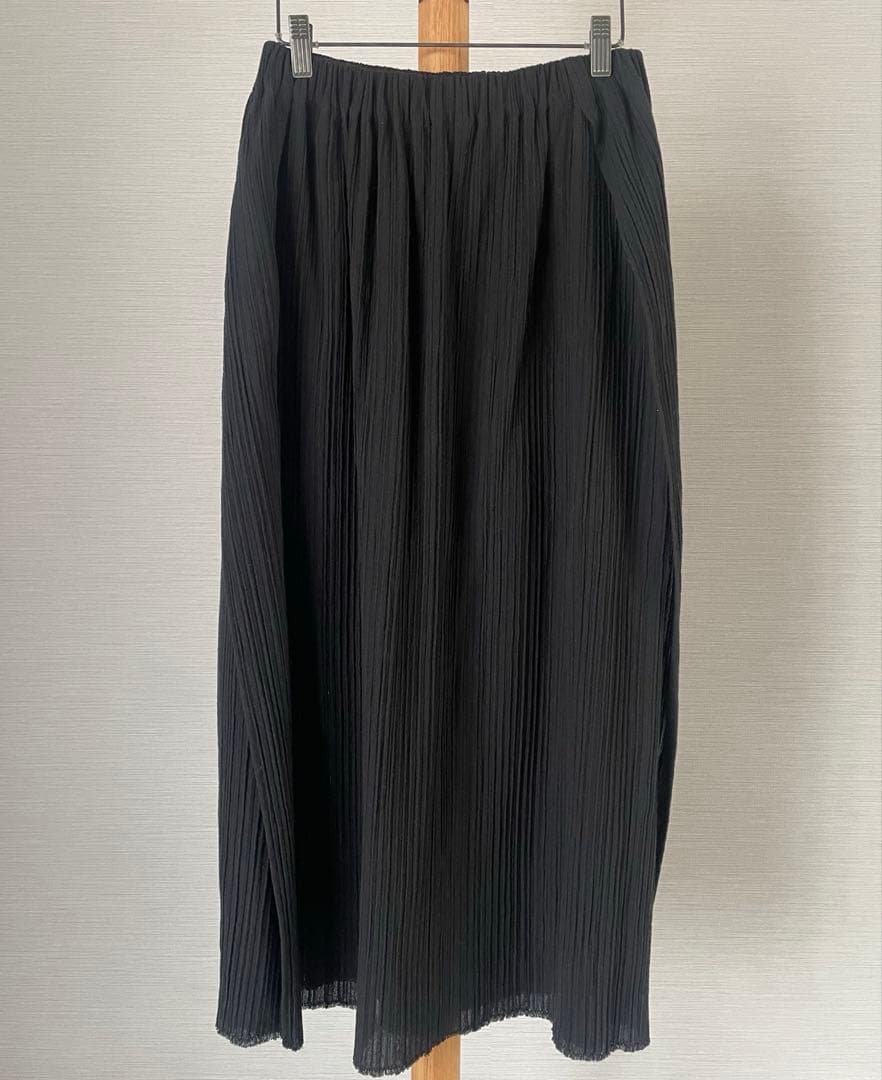 Jurgen Lehl プリーツスカート　黒