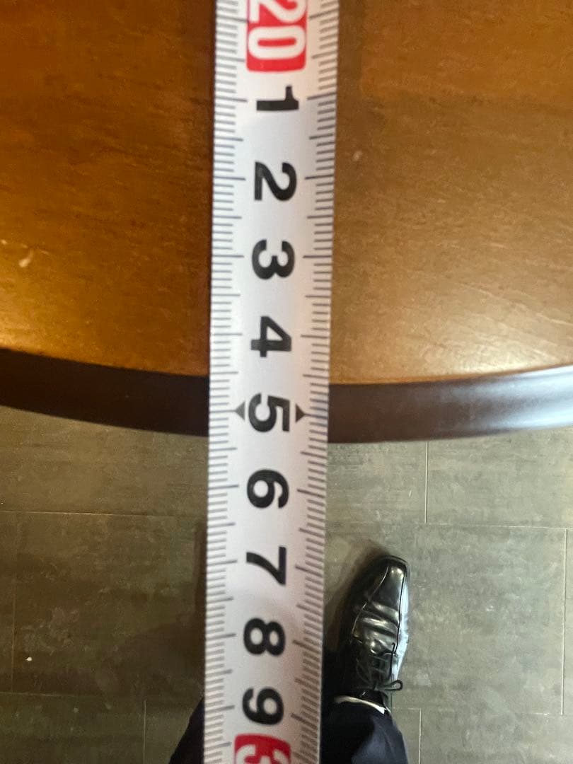 アンティーク調　木製半円形キャビネット ４段引き出し　３本猫足