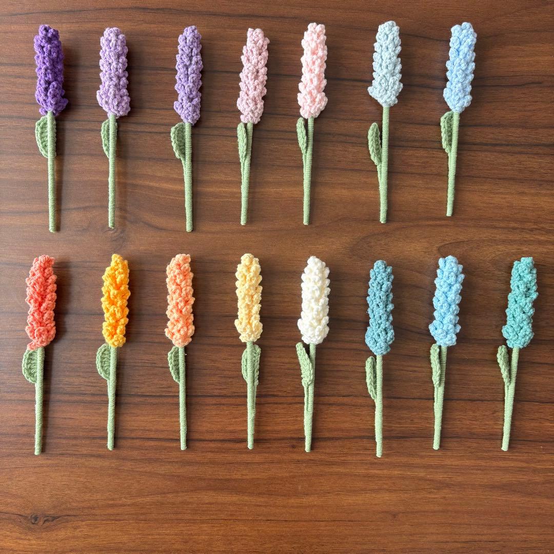 なっぴ様⭐︎ハンドメイド　枯れない花束　ミニ　花束22個（ラベンダー66本）