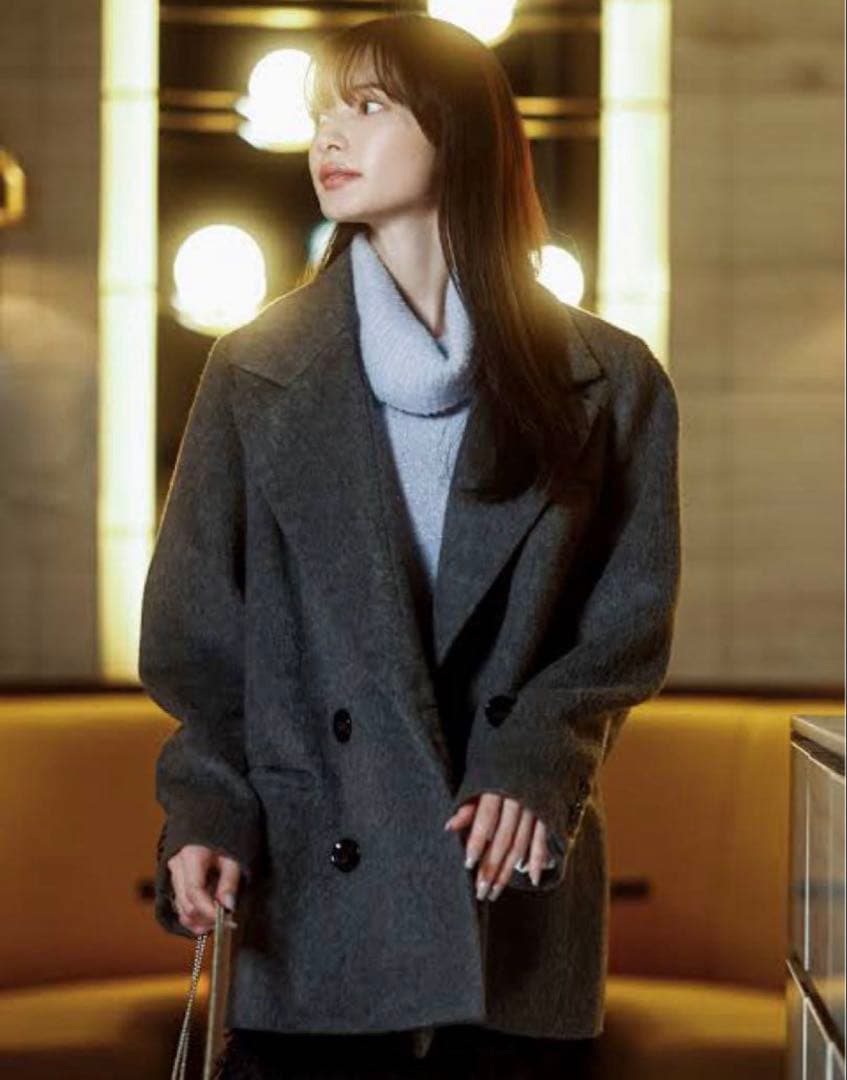 Snidel オーバーボックスジャケットコート