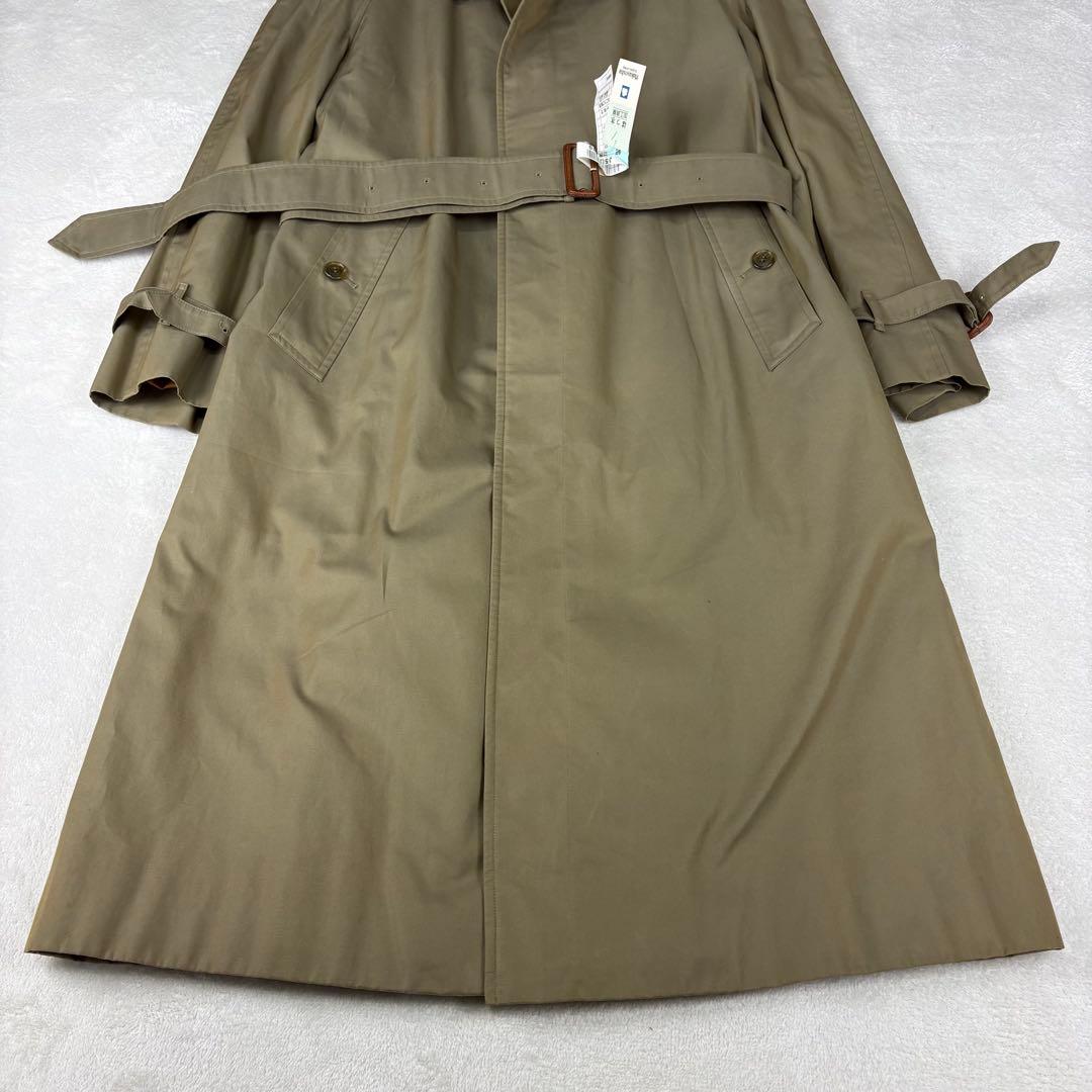 バーバリー　トレンチコート　ノバチェック　玉虫色　カーキ　ダブル　ベルト