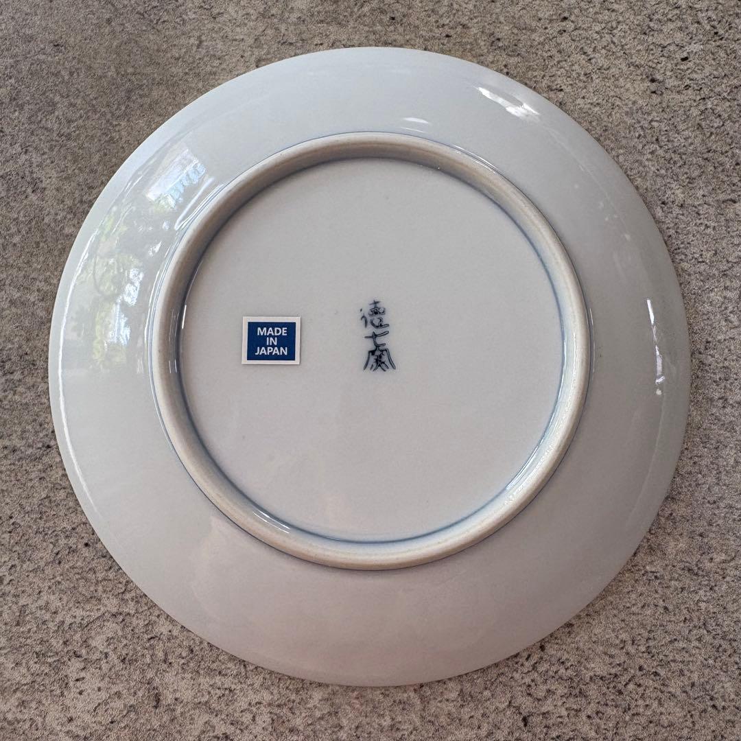 六瓢箪皿　５枚　有田焼　徳七窯　ひょうたん　丸皿　取り皿　銘々皿　和食器　手描き