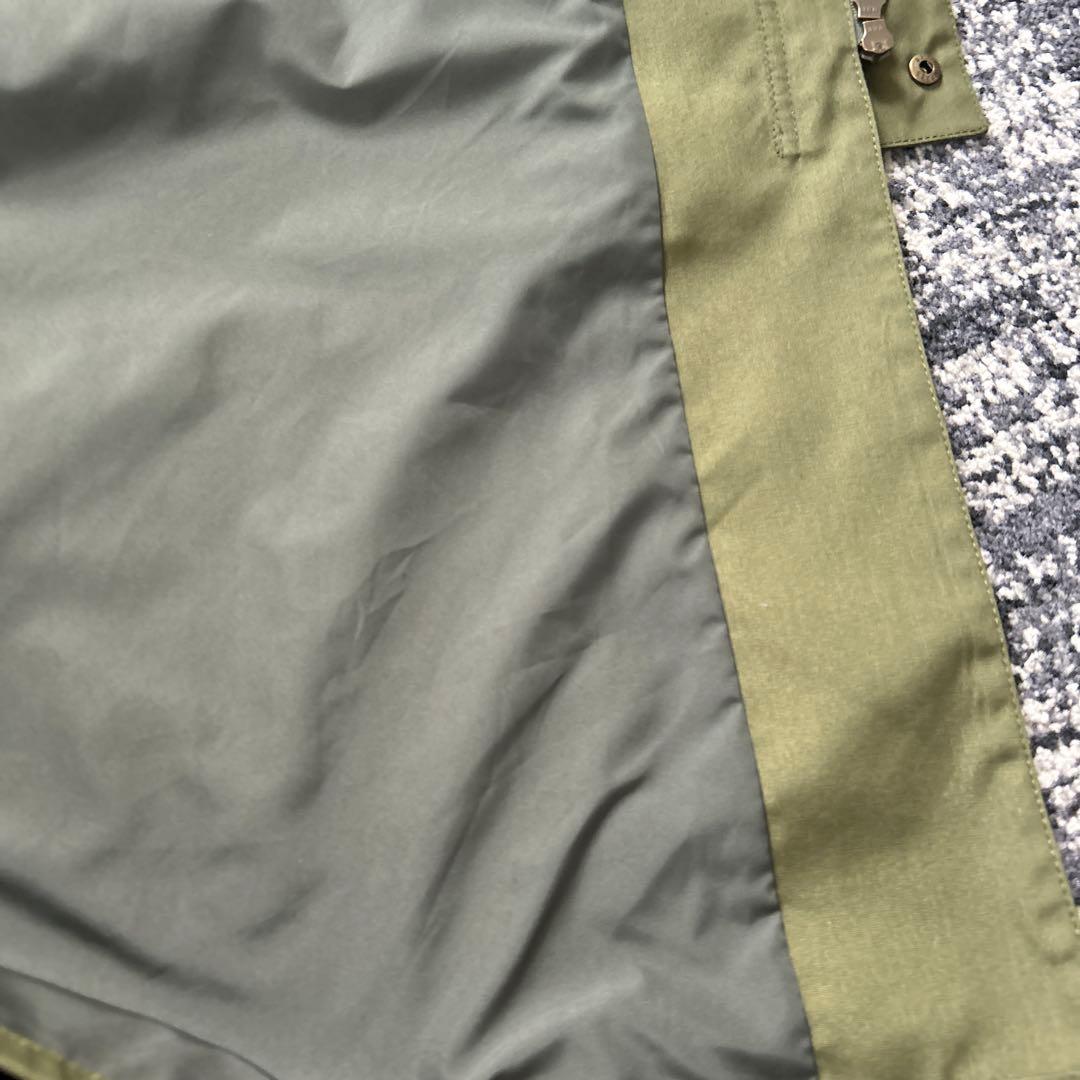 オリーブグリーン コーデュロイ襟 コート