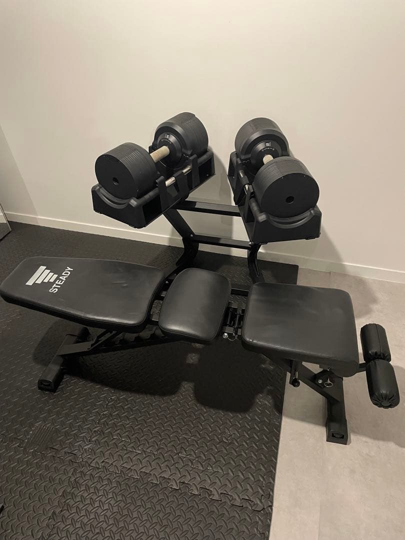 ポケ村　プロバーベル/41.5kg/2個セット/スタンド付/可変式ダンベル