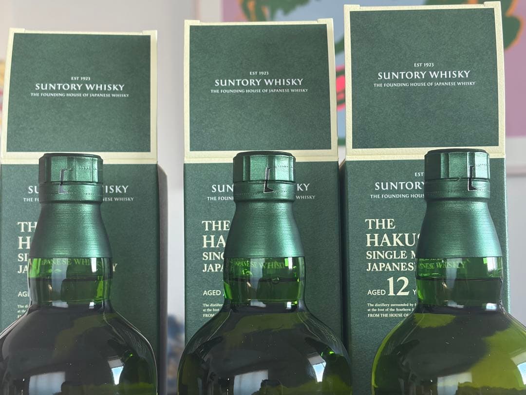 サントリー 白州12年 700ml 3本セット 未開栓 箱付き