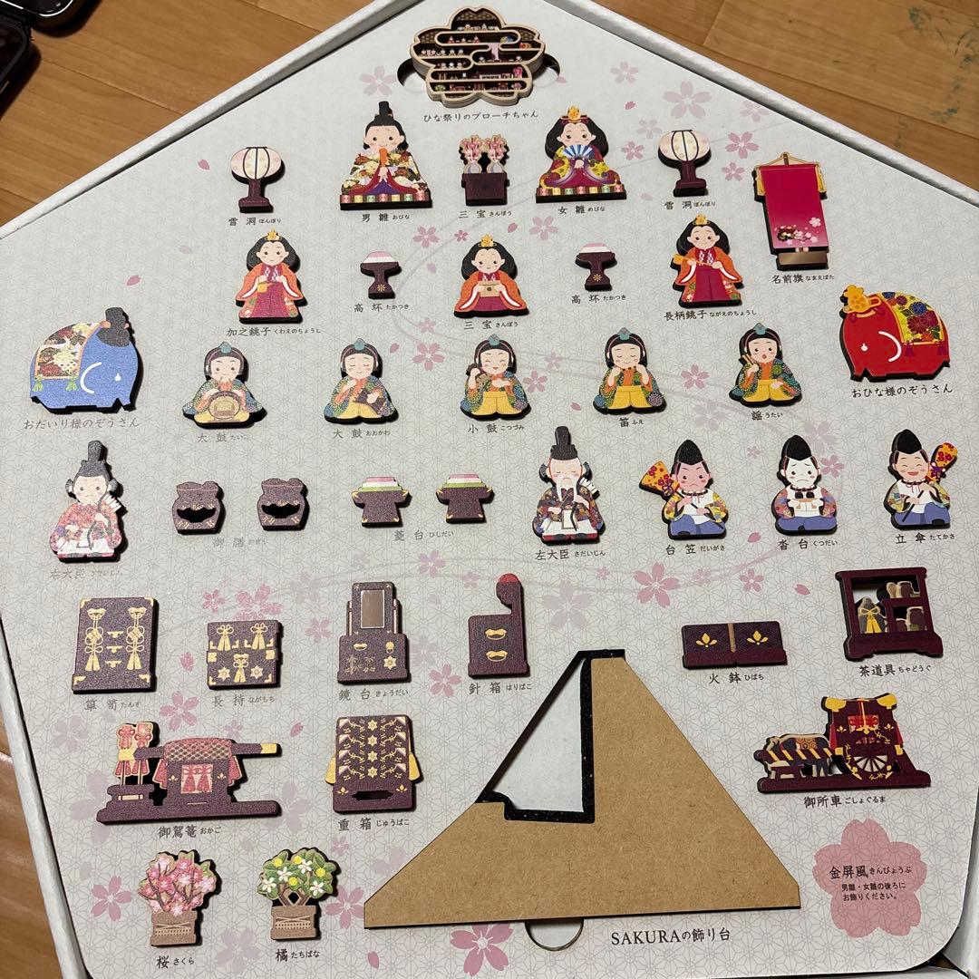 SAKURA 雛人形セット ひな祭り　春色のおひなちゃん