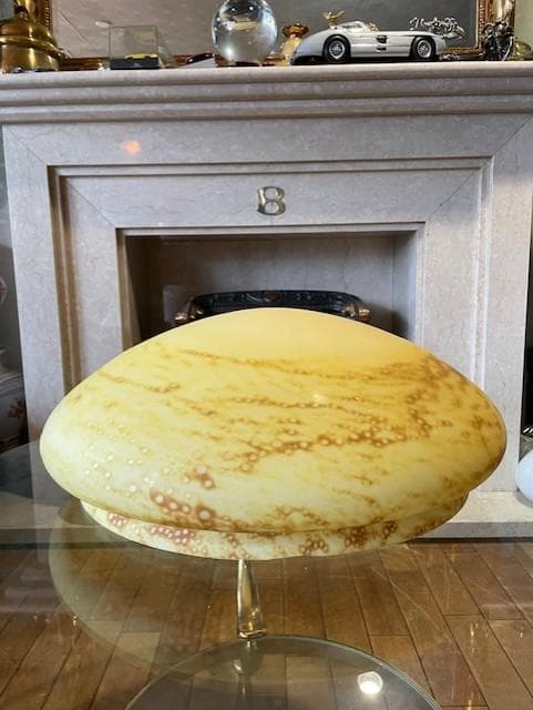 イエローオーバルシーリングライト