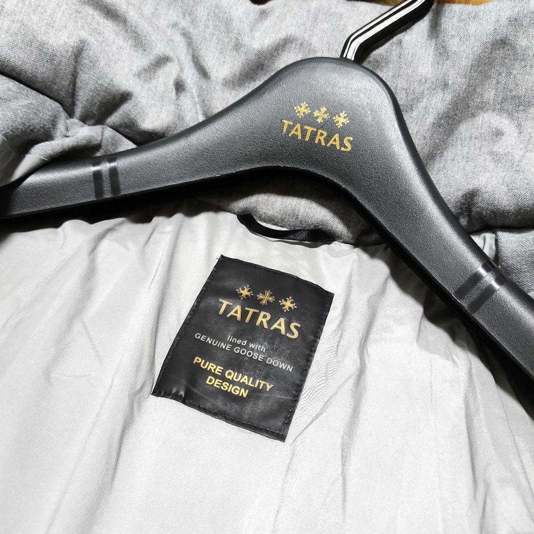 美品✨タトラス　セラミカ　ダウンコート　ウール　ファー　グレー