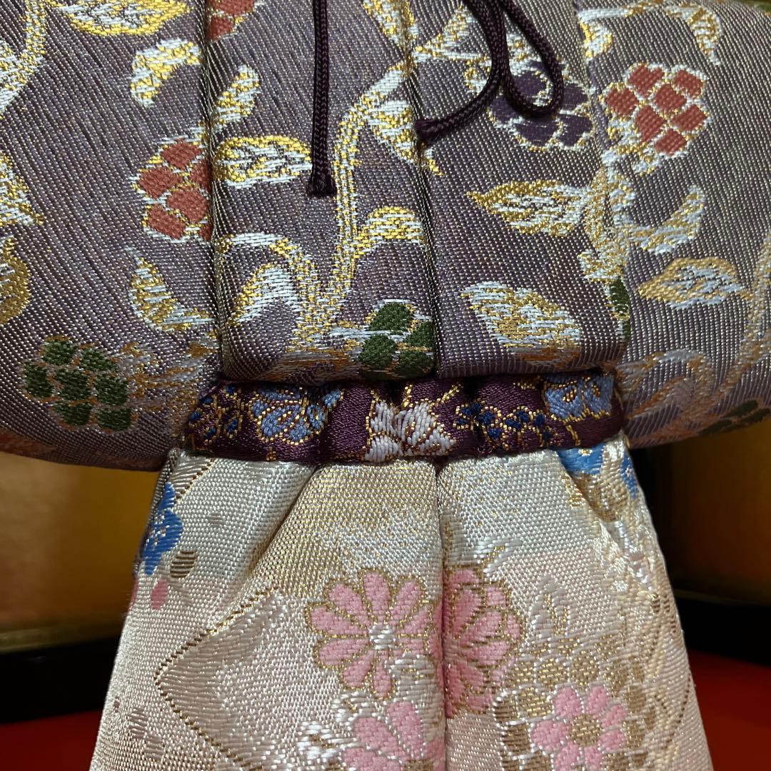 真多呂人形　古今人形　彩明立雛　コンパクト　お雛様　木目込み人形　収納飾り