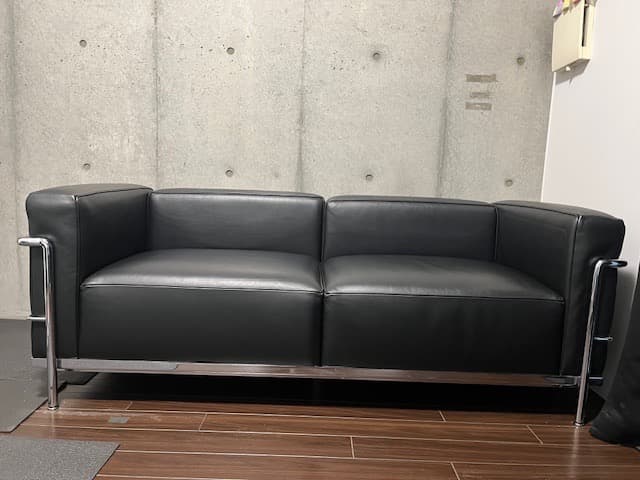 カッシーナ LC3 ソファ 2人掛け 本革 新品同様　受注生産