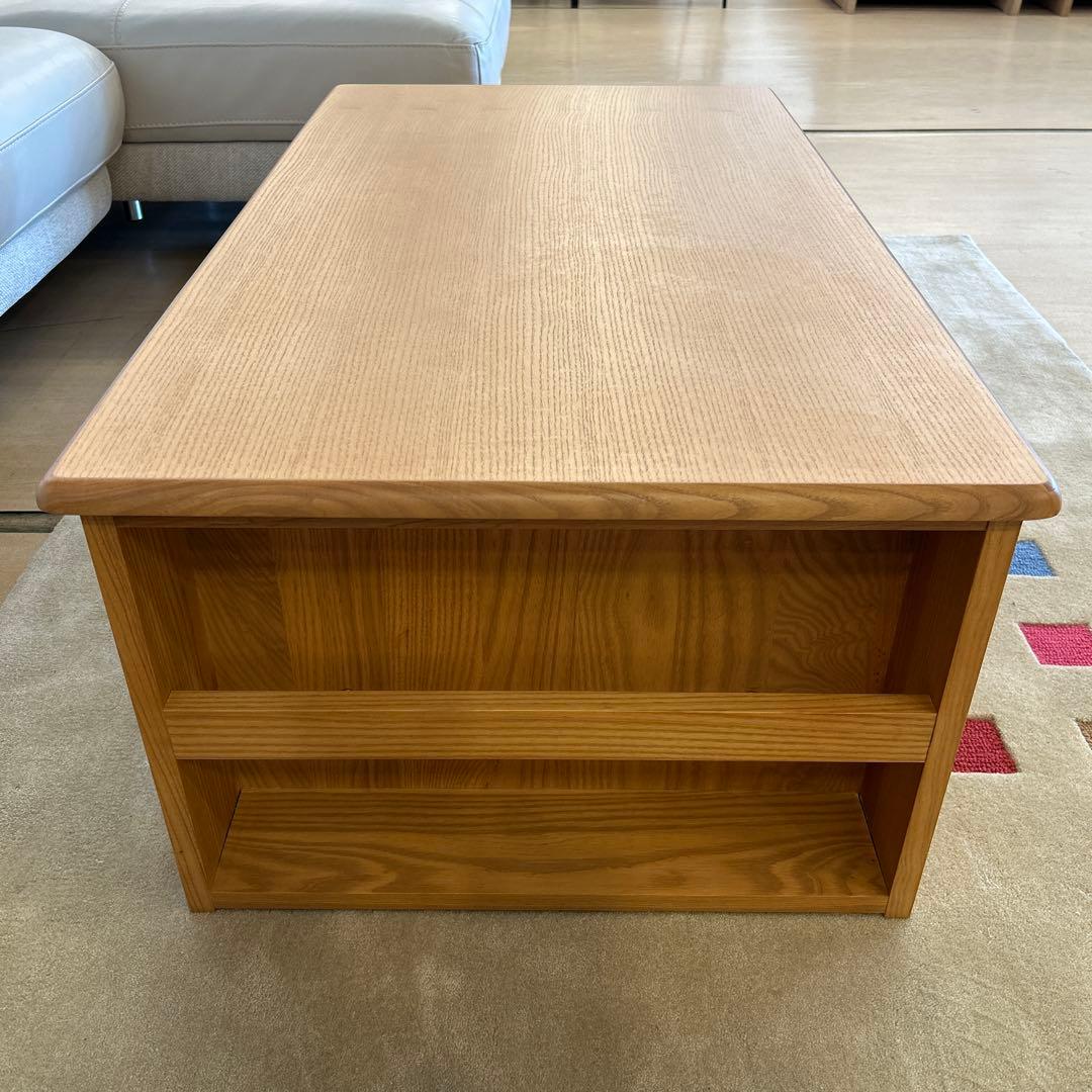 アウトレット★センターテーブル リビングテーブル 引出し付 マガジンラック付