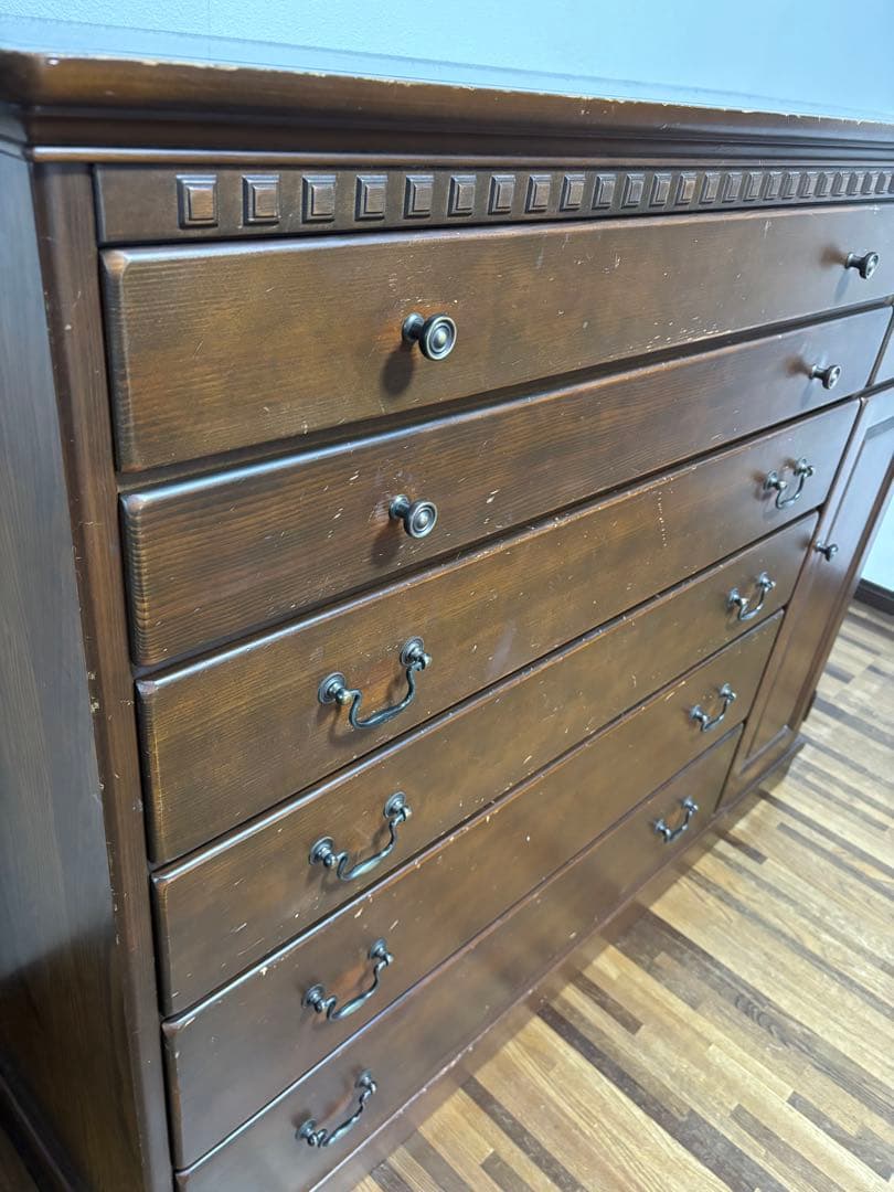 Tokai Kagu 木製ブラウンチェスト　箪笥