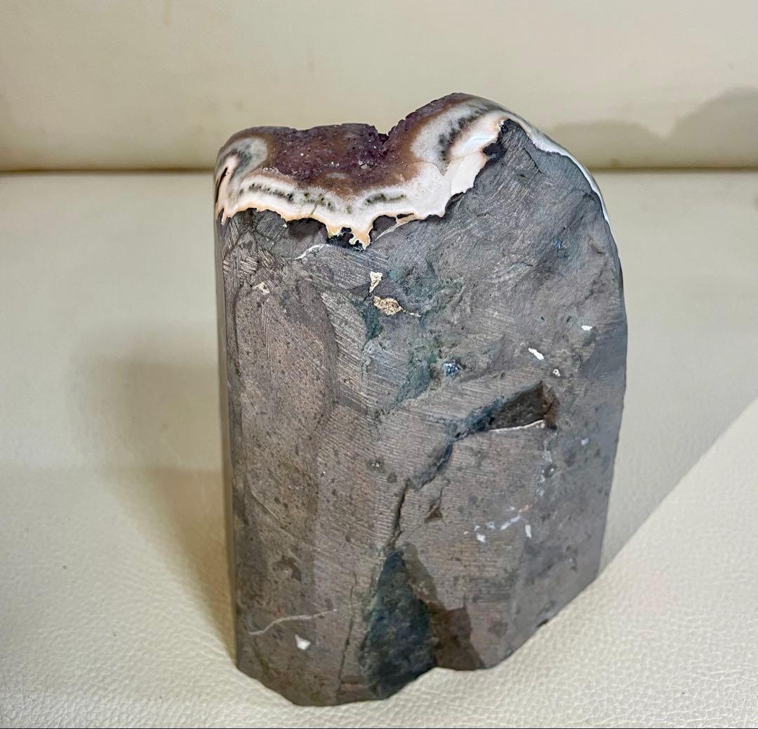 アメジスト クリスタルドーム 風水晶 パワーストーン 幸運 浄化 約1.6キロ