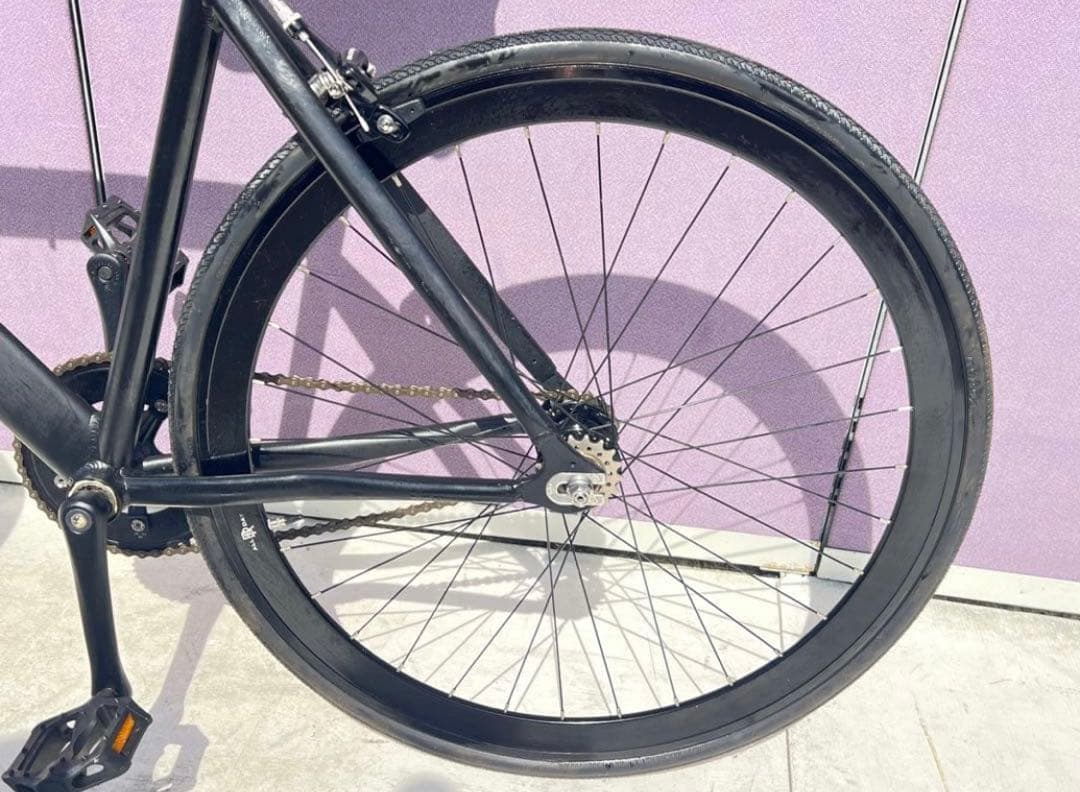 LEADER シングルスピードバイクブラック1805TR 状態良