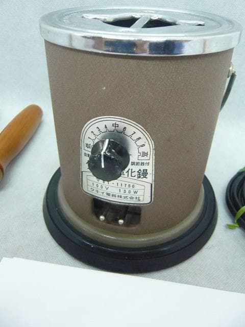 美品使用頻度大変少な目　タキイ和裁電化鏝　和裁コテ　和裁こて　タキイ製　鏝２本付