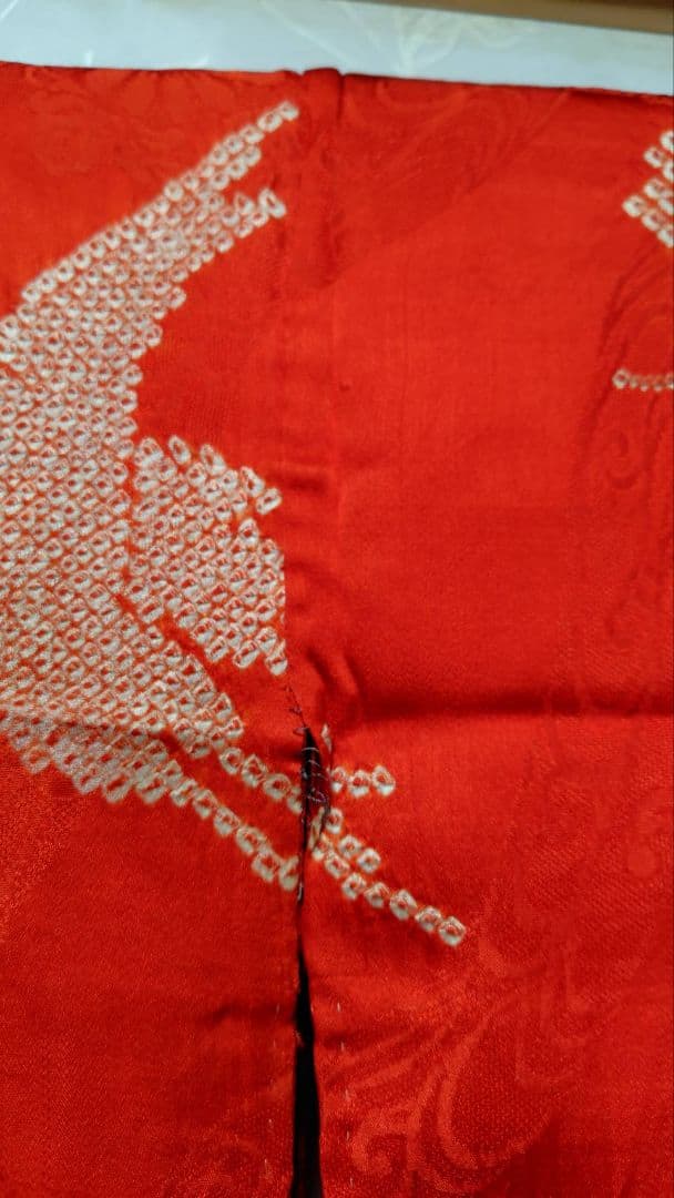 RK521アンティーク子供着物長襦袢着丈134センチ裄丈62センチ正絹綺麗美品