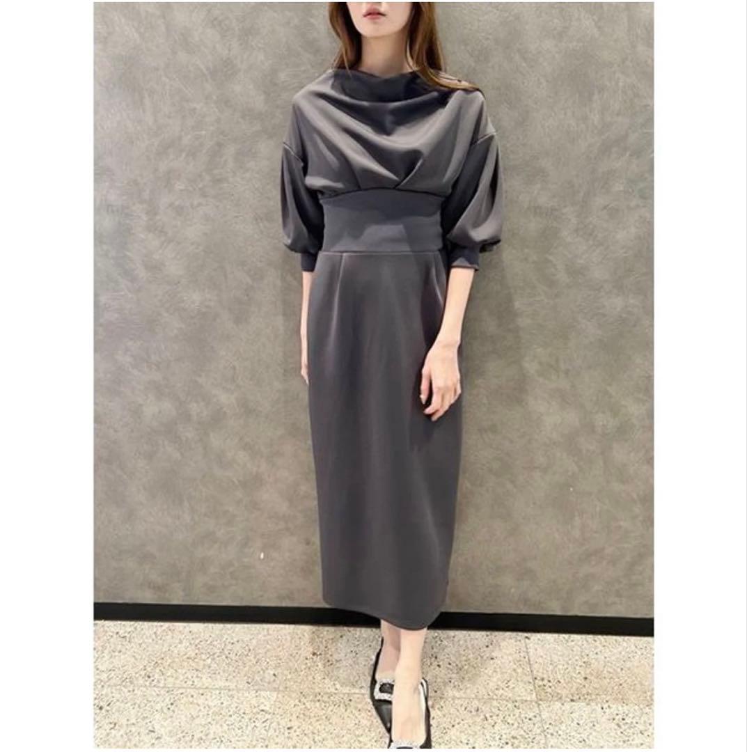 今季新作[セルフォード] ドレープタイトカットワンピースCELFORDレディース