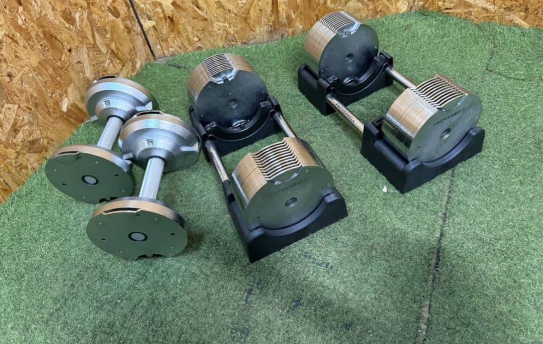 PROVERBELL プロバーベル 可変式ダンベル 41.5Kg×2 引き取り