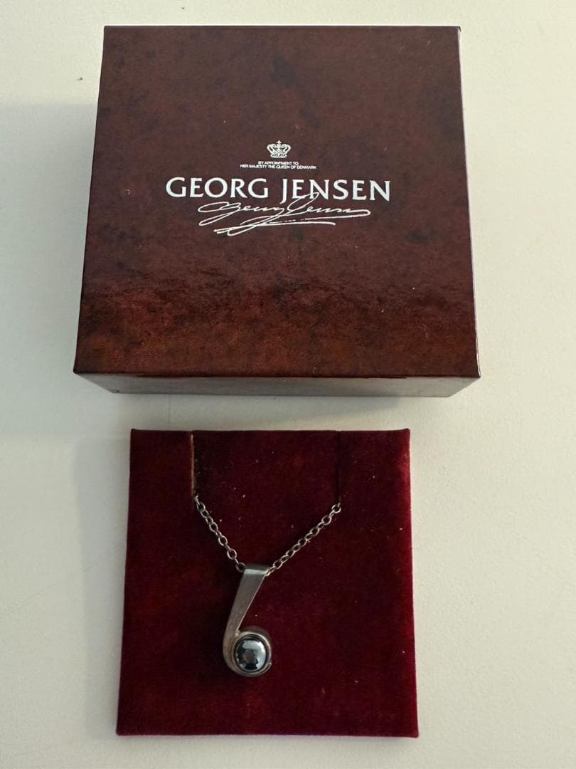   ハンスハンセン ヘマタイト ネックレス　#4506-4