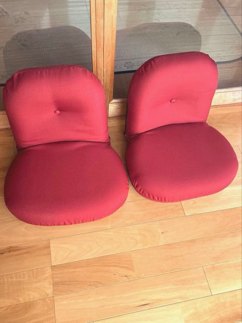【美品】こたつ座椅子　通販生活　リクライニング　2個セット