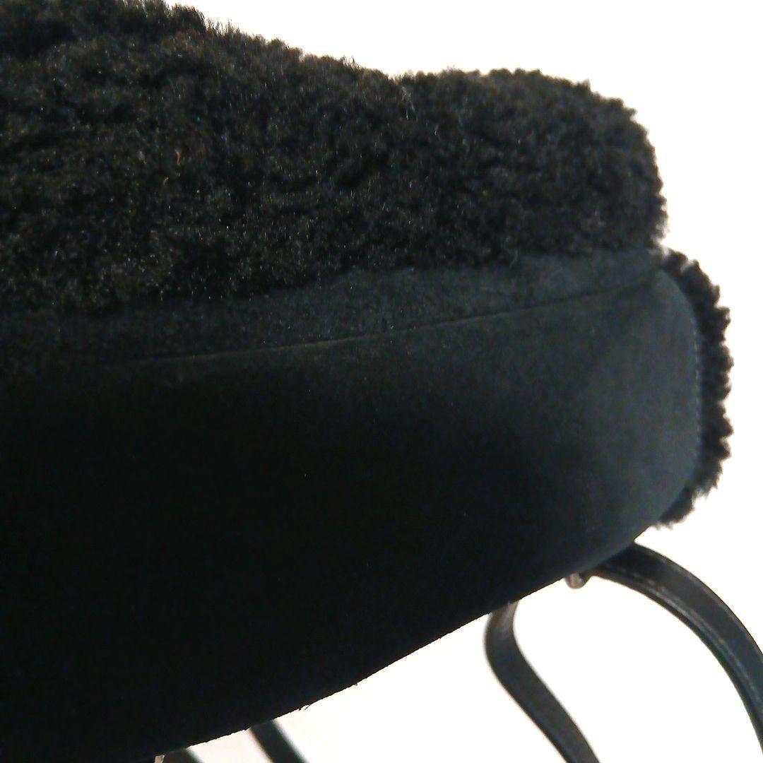 UGG アグ ミニリュック バックパック シープ ブラック スエード ボア