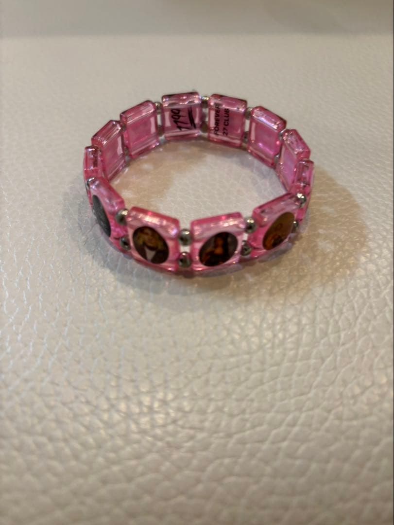 アクセサリー bazo1199 Forever27clubbraceletclear pink