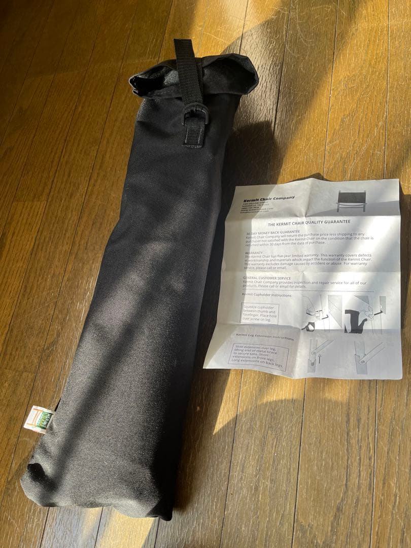 カーミットチェア ブラック　Kermit Chair アウトドアチェア　正規品