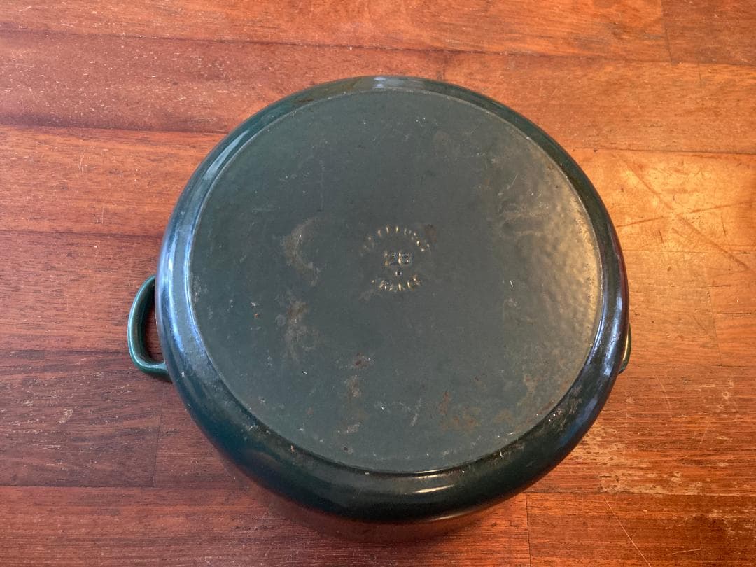 Le Creuset（ル・クルーゼ） 大型28センチ 緑色 両手鍋